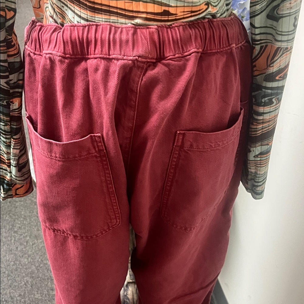 Anthropology Pilcro Red  Pants - Picture 3 of 7
